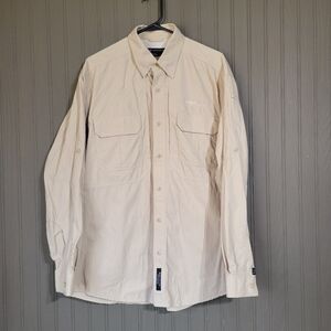 5.11 Tactical Series Long Sleeve Button Down Shirt Vented "Gunsite" Tan Men's L